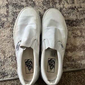 Vans Women’s White Slip-On Shoes